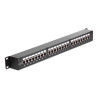 Delock 19″ Kupplungs-Patchpanel 24 Port Cat.6