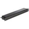 Delock 19″ Patchpanel 24 Port Cat.6 schwarz