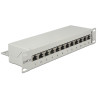 Delock 10″ Patchpanel 12 Port Cat.6 grau