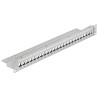 Delock 19″ Keystone Patchpanel 24 Port grau
