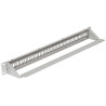 Delock 19″ Keystone Patchpanel 24 Port grau