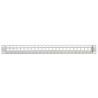 Delock 19″ Keystone Patchpanel 24 Port grau