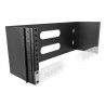 Delock 19″ Wandhalterung 4 HE schwarz