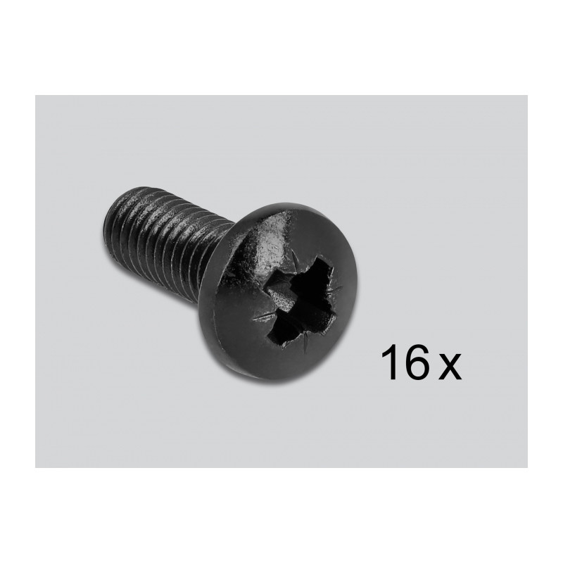 Delock 19″ Wandhalterung 4 HE schwarz