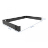 Delock 19″ Wandhalterung 1 HE faltbar schwarz