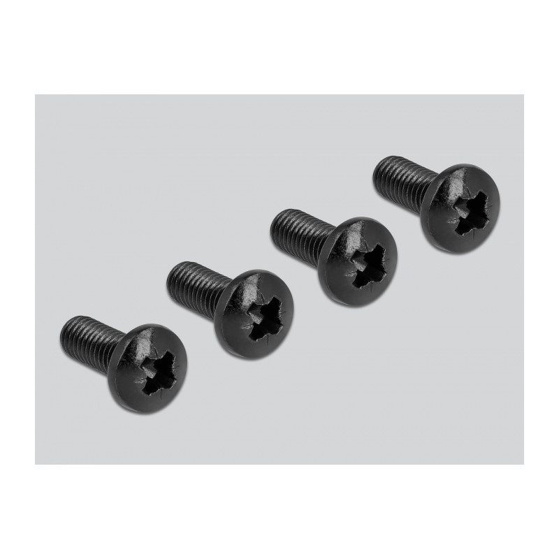 Delock 19″ Wandhalterung 1 HE faltbar schwarz