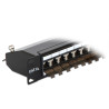 Delock 19″ Patchpanel 24 Port Cat.6A schwarz