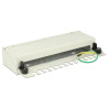 Delock Keystone Desktop Patchpanel 12 Port grau