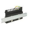 Delock Keystone Desktop Patchpanel 12 Port schwarz