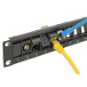 Delock 19″ Keystone Patchpanel 24 Port drehbar schwarz
