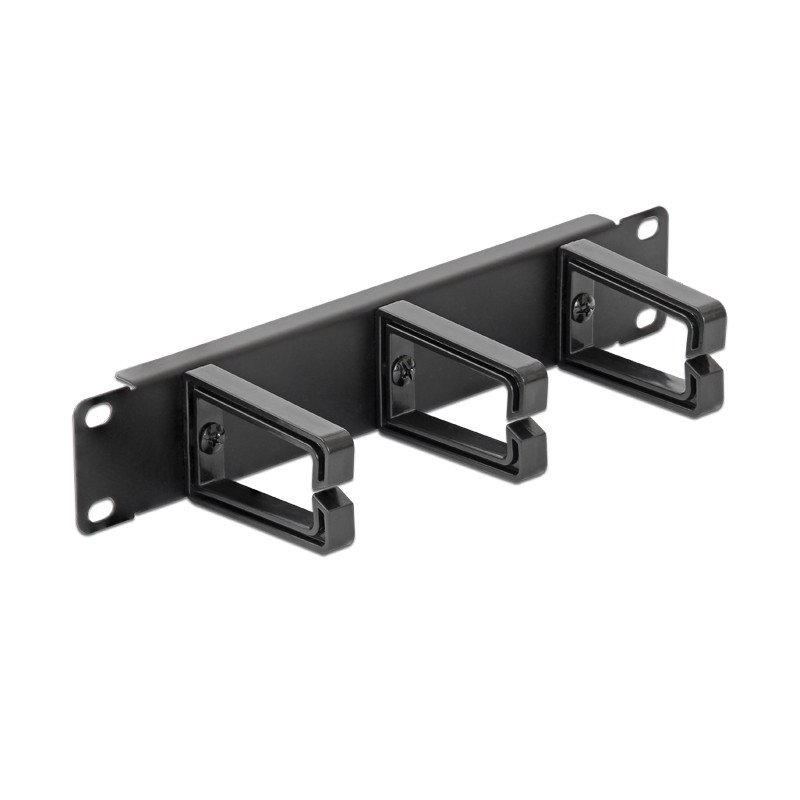 Delock 10″ Kabelmanagement Panel schwarz