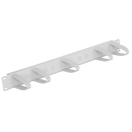 Delock 19″ Kabelmanagement Panel universal grau