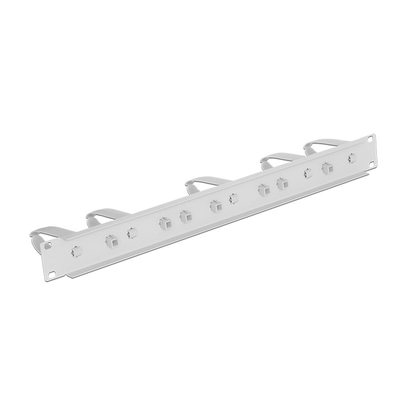Delock 19″ Kabelmanagement Panel universal grau
