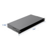 Delock 19″ LWL Glasfaser Spleißbox 48 Fasern