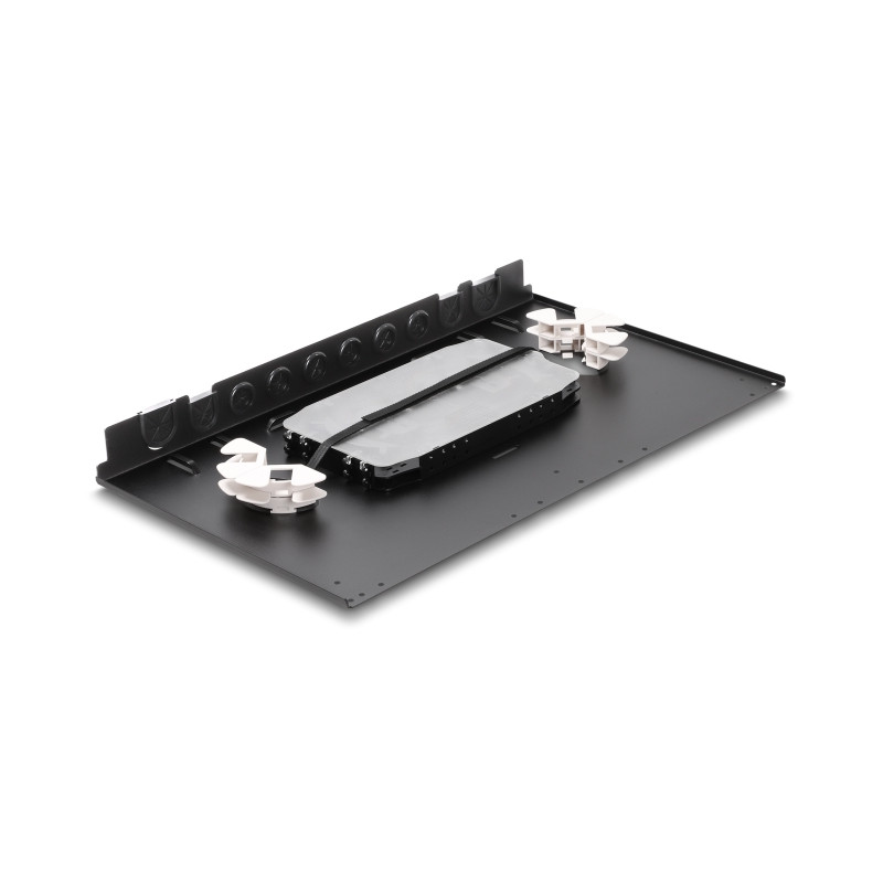 Delock 19″ LWL Glasfaser Spleißbox 48 Fasern