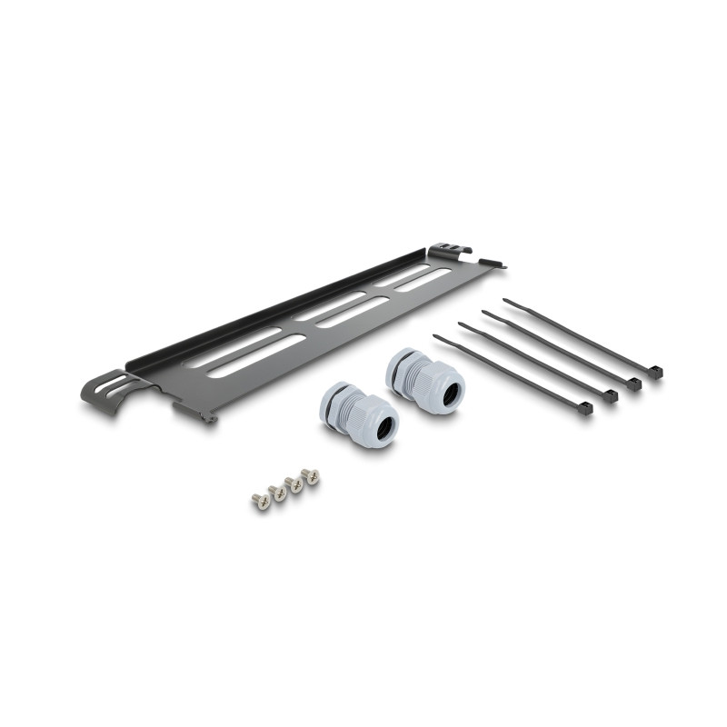 Delock 19″ LWL Glasfaser Spleißbox 96 Fasern