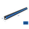 Delock 19″ LWL Spleißbox Frontblende 24 Port SC Simplex blau