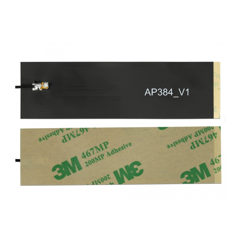 Delock LoRa Antenne 863 - 928 MHz® I I-PEX Inc., MHF Stecker 1,68 dBi 15 cm 1.13 FPC schwarz Klebemontage
