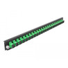 Delock 19″ LWL Spleißbox Frontblende 24 Port SC Simplex grün