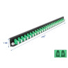 Delock 19″ LWL Spleißbox Frontblende 24 Port LC Duplex grün