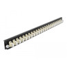 Delock 19″ LWL Spleißbox Frontblende 24 Port LC Duplex beige