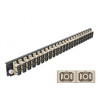 Delock 19″ LWL Spleißbox Frontblende 24 Port SC Duplex beige