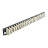 Delock 19″ LWL Spleißbox Frontblende 24 Port LC Quad beige