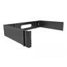 Delock 19″ Wandhalterung 2 HE faltbar schwarz