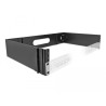 Delock 19″ Wandhalterung 2 HE faltbar schwarz