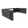 Delock 19″ Wandhalterung 3 HE faltbar schwarz