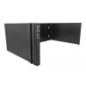 Delock 19″ Wandhalterung 4 HE faltbar schwarz