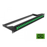 Delock 19″ LWL Patchpanel 24 Port SC Simplex grün