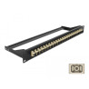 Delock 19″ LWL Patchpanel 24 Port SC Simplex beige