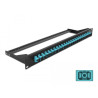 Delock 19″ LWL Patchpanel 24 Port SC Simplex aqua