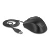 Delock Ergonomische optische 5-Tasten USB Maus - Linkshänder