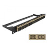 Delock 19″ LWL Patchpanel 24 Port SC Duplex beige