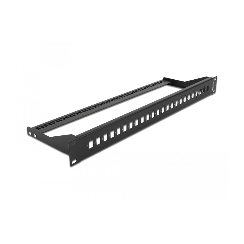 Delock 19″ LWL Panel für 24 x SC Simplex / LC Duplex