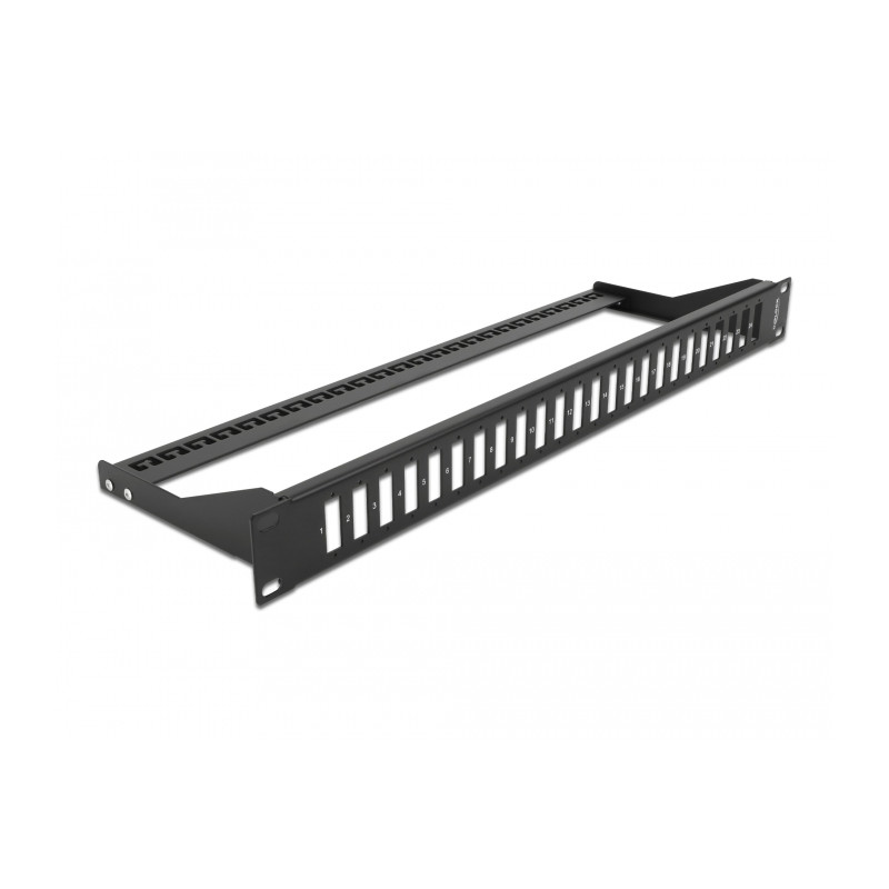 Delock 19″ LWL Panel für 24 x SC Duplex / LC Quad