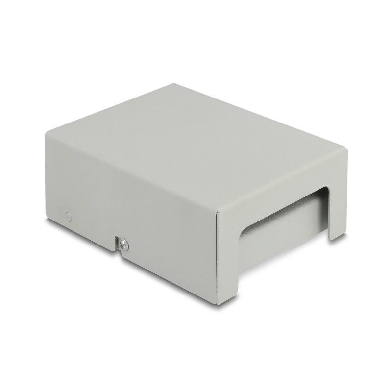 Delock Keystone Patchpanel 4 Port grau