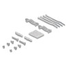 Delock Keystone Patchpanel 4 Port grau
