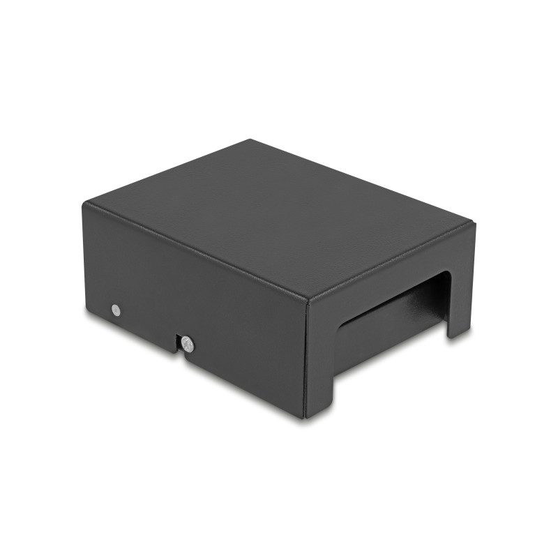 Delock Keystone Patchpanel 4 Port schwarz