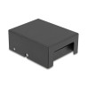 Delock Keystone Patchpanel 4 Port schwarz