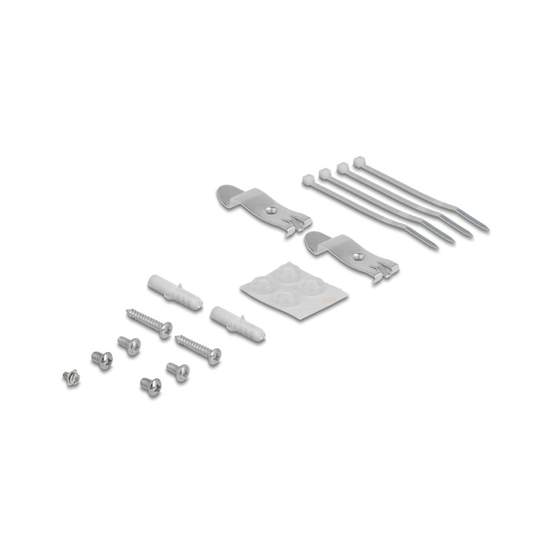 Delock Keystone Patchpanel 4 Port schwarz