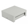 Delock Keystone Patchpanel 6 Port grau