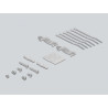 Delock Keystone Patchpanel 6 Port schwarz