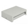 Delock Keystone Patchpanel 8 Port grau