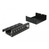 Delock Keystone Patchpanel 8 Port schwarz