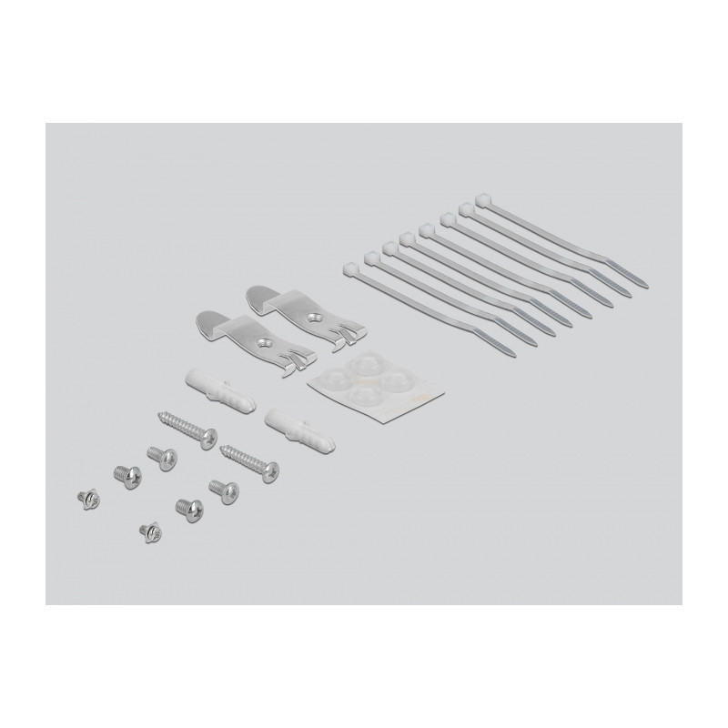 Delock Keystone Patchpanel 8 Port schwarz
