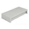 Delock Keystone Patchpanel 12 Port grau