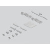 Delock Keystone Patchpanel 12 Port grau